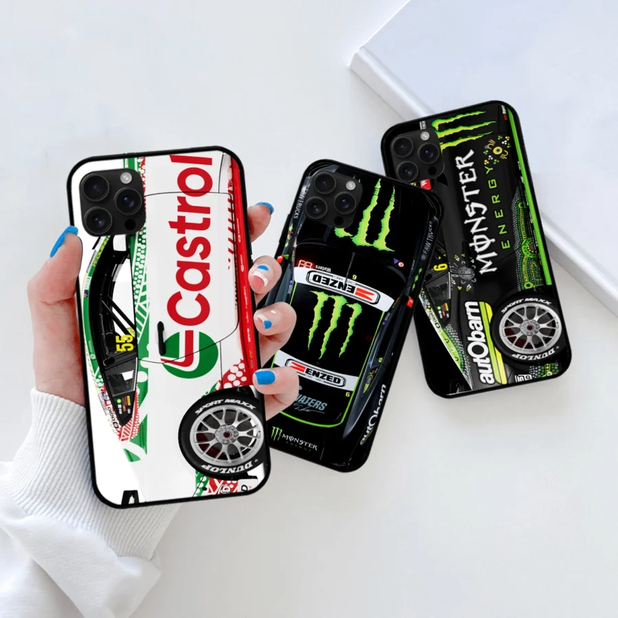 Combo 3 Phone Case Monster Castrol Racing – Dustproof, Scratch & Shock Resistant – HOSPC280625PC01CB6 - Image 2