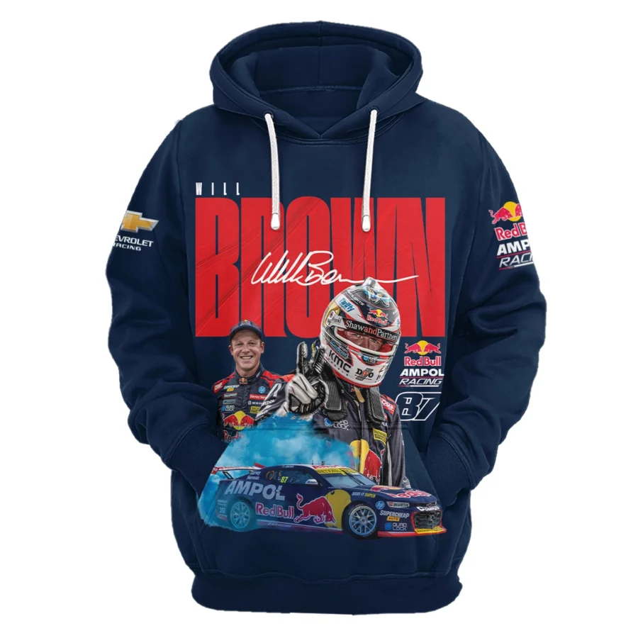 Will Brown Red Bull Ampol Racing Exclusive Logo Hoodie HORBA190605A01WIL-HD - Image 2