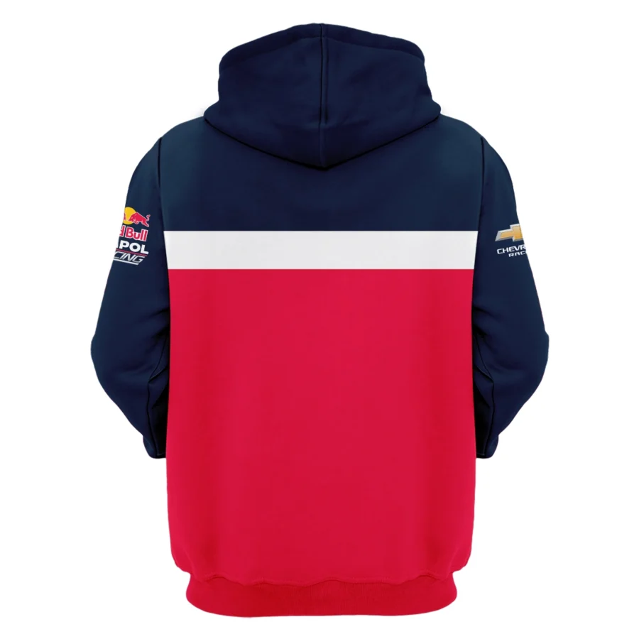 Red Bull Ampol Racing Exclusive Logo Zipper Hoodie HOSPC250625A01RB-ZHD - Image 3