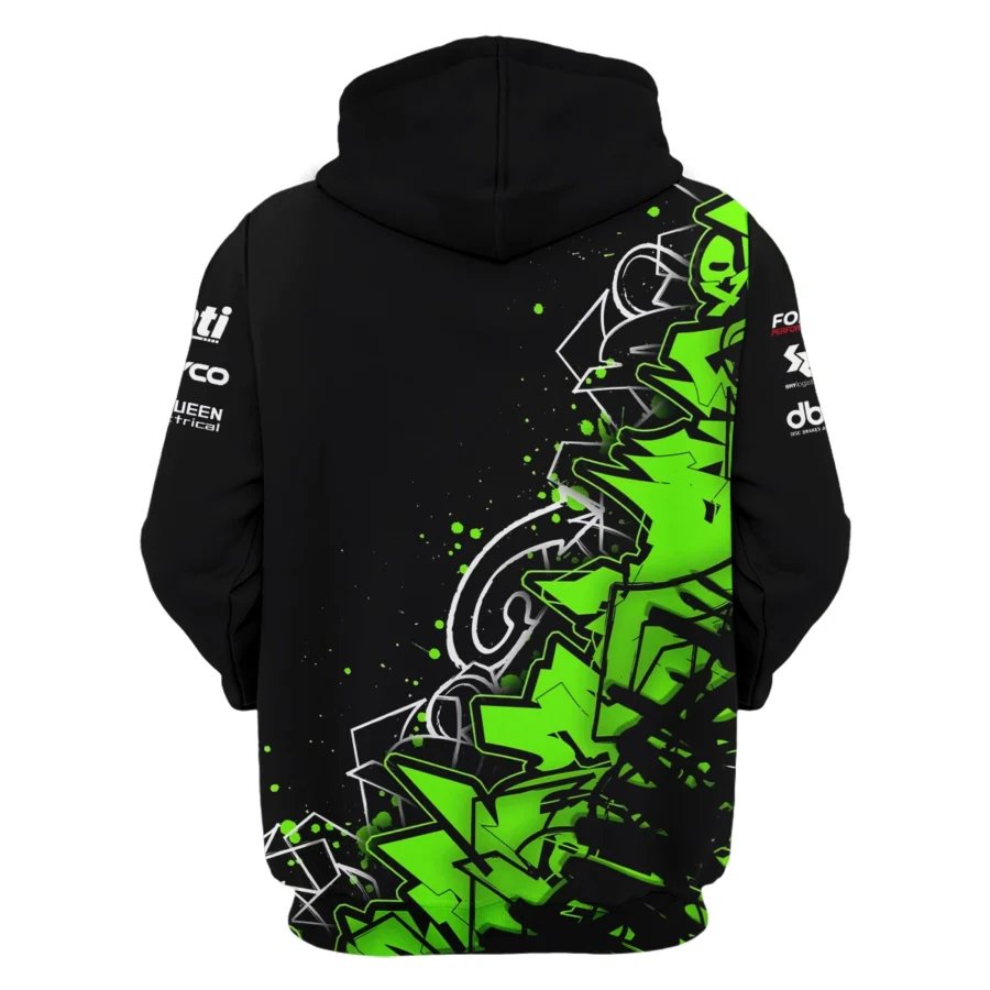 Monster Castrol Racing Exclusive Logo Zipper Hoodie HOSPC250625A01TF-ZHD - Image 3