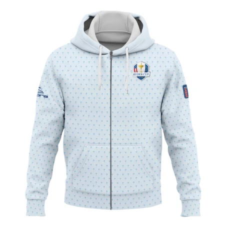 2025 Ryder Cup Cobra Golf Fanwear Men's Exclusive Logo Zipper Hoodie HORD180625A01CB-ZHD