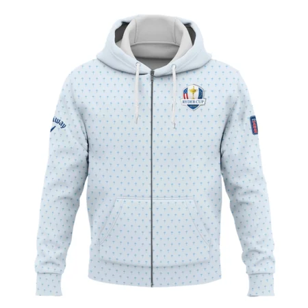 2025 Ryder Cup Callaway Fanwear Men's Exclusive Logo Zipper Hoodie HORD180625A01CLW-ZHD