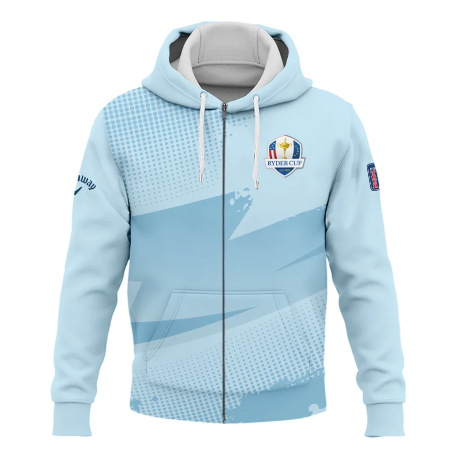 2025 Ryder Cup Callaway Fanwear Men's Exclusive Logo Zipper Hoodie HORD200625A01CLW-ZHD