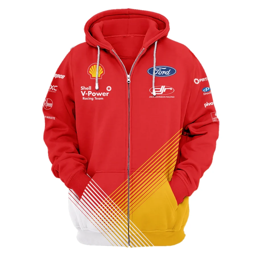 Shell V-Power Racing Team Exclusive Logo Zipper Hoodie HOSPC160605A01SHE-ZHD - Image 2