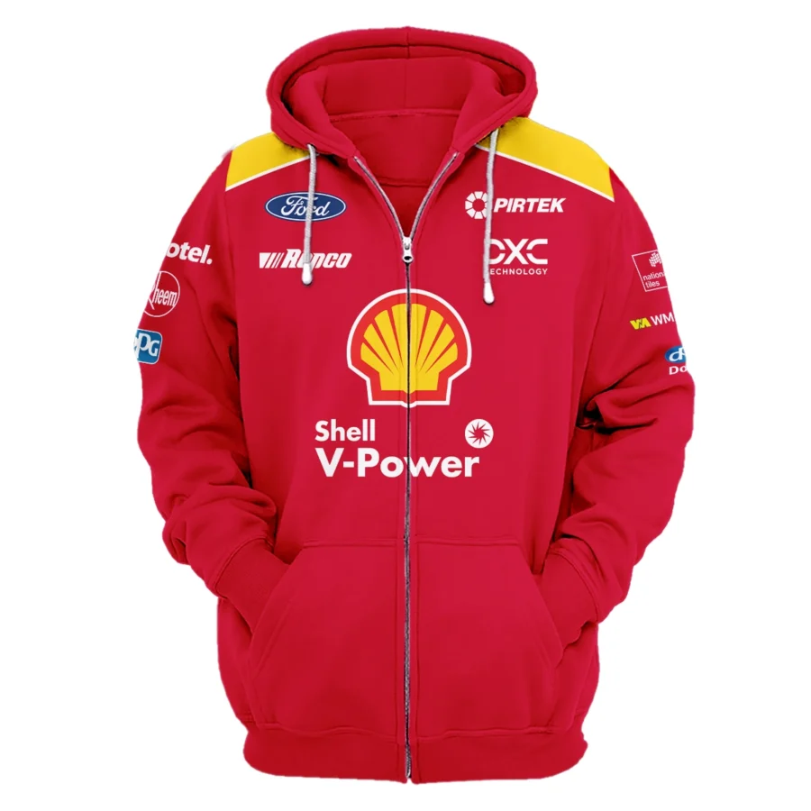 Shell V-Power Racing Team Exclusive Logo Zipper Hoodie HOSPC170605A01SHE-ZHD - Image 2