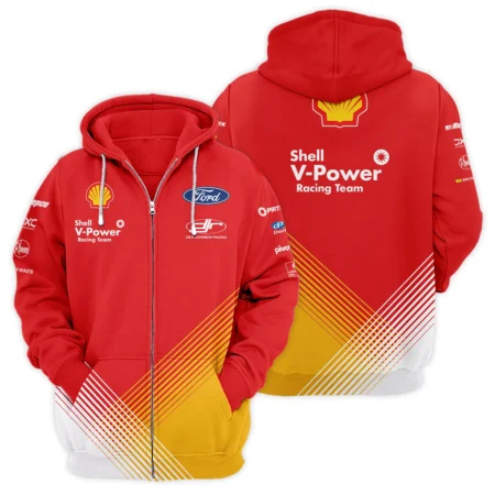 Shell V-Power Racing Team Exclusive Logo Zipper Hoodie HOSPC160605A01SHE-ZHD