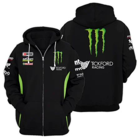 Monster Castrol Racing Exclusive Logo Zipper Hoodie HOSPC160625A01TF-ZHD