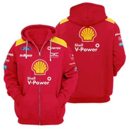 Shell V-Power Racing Team Exclusive Logo Zipper Hoodie HOSPC170605A01SHE-ZHD