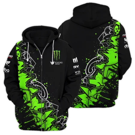 Monster Castrol Racing Exclusive Logo Zipper Hoodie HOSPC250625A01TF-ZHD