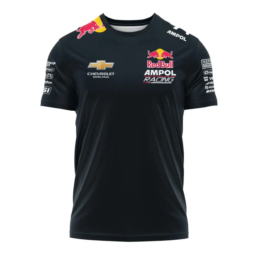 Broc Feeney Red Bull Ampol Racing Exclusive Logo T-shirt QTRB140525A3-TS - Image 2