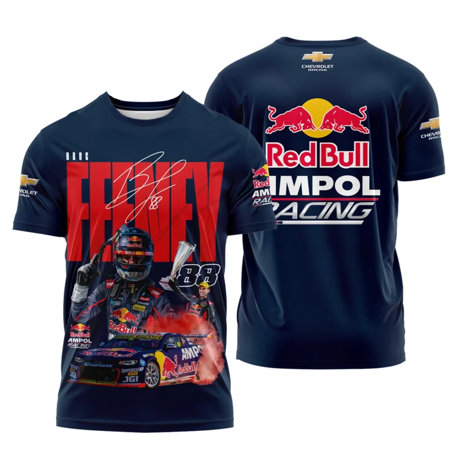 Broc Feeney Red Bull Ampol Racing Exclusive Logo T-shirt HORBA190605A01FEE-TS