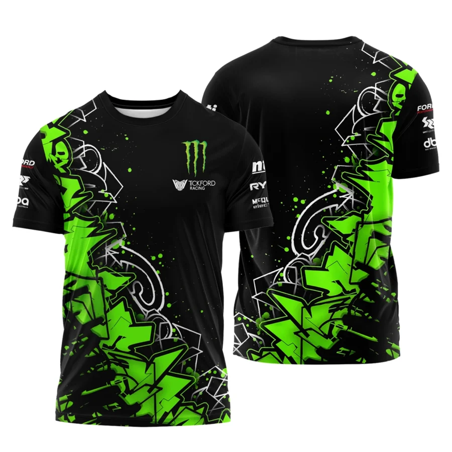 Monster Castrol Racing Exclusive Logo T-shirt HOSPC250625A01TF-TS