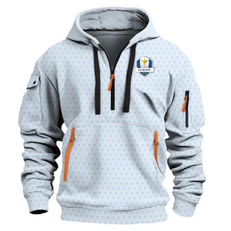 2025 Ryder Cup Fanwear Men's Exclusive Logo Hoodie Half Zipper HORD170625EU01-HDF