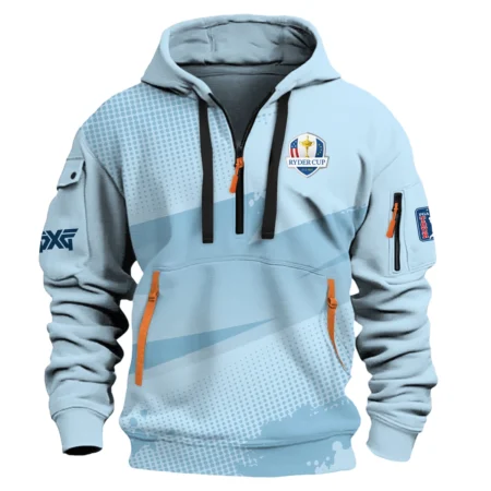 2025 Ryder Cup PXG Fanwear Men's Exclusive Logo Hoodie Half Zipper HORD200625A01PXG-HDF