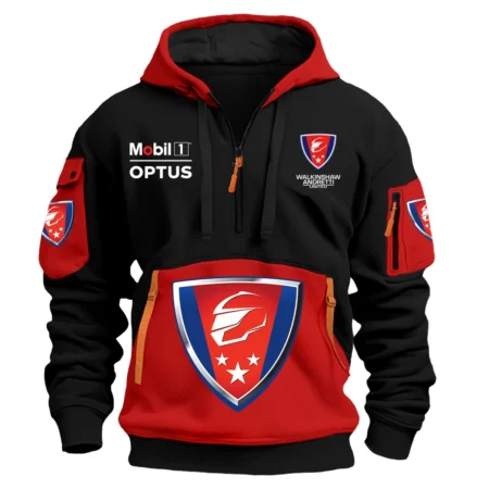 Walkinshaw Andretti United Team 2025 Supercars Championship Exclusive Logo Hoodie Half Zipper HOSPC120625A01MBHDF