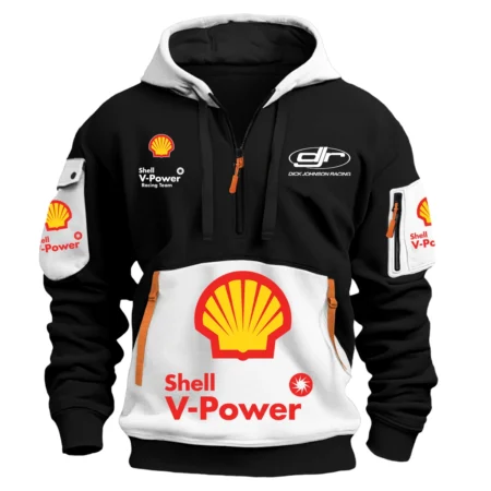 Dick Johnson Racing Team 2025 Supercars Championship Exclusive Logo Hoodie Half Zipper HOSPC120625A01SHEHDF