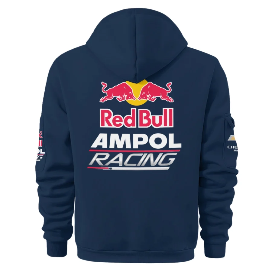 Will Brown Red Bull Ampol Racing Exclusive Logo Hoodie Half Zipper HORBA190605A01WIL-HDF - Image 3