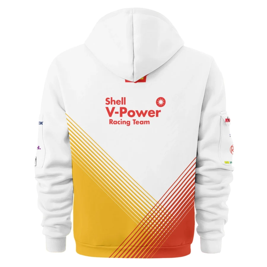 Shell V-Power Racing Team Exclusive Logo Hoodie Half Zipper HOSPC130605A02SHE-HDF - Image 3