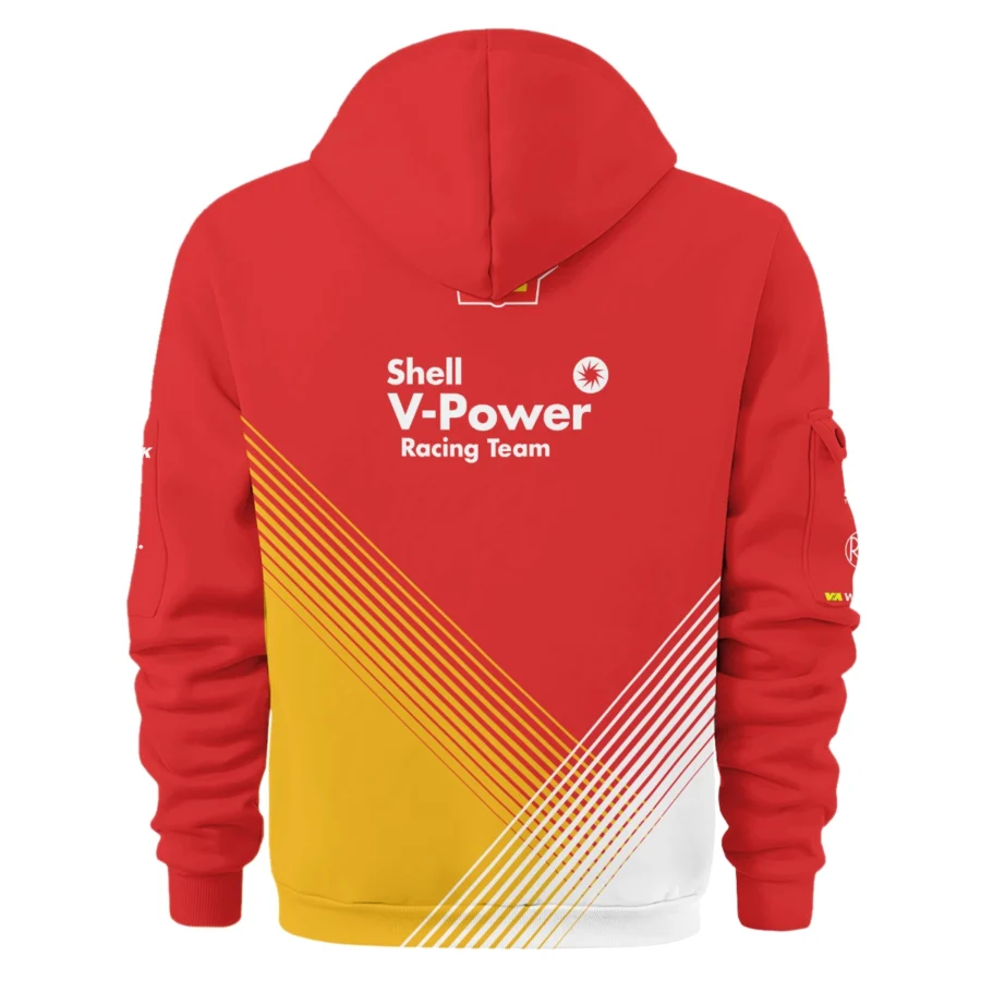 Shell V-Power Racing Team Exclusive Logo Hoodie Half Zipper HOSPC160605A01SHE-HDF - Image 3