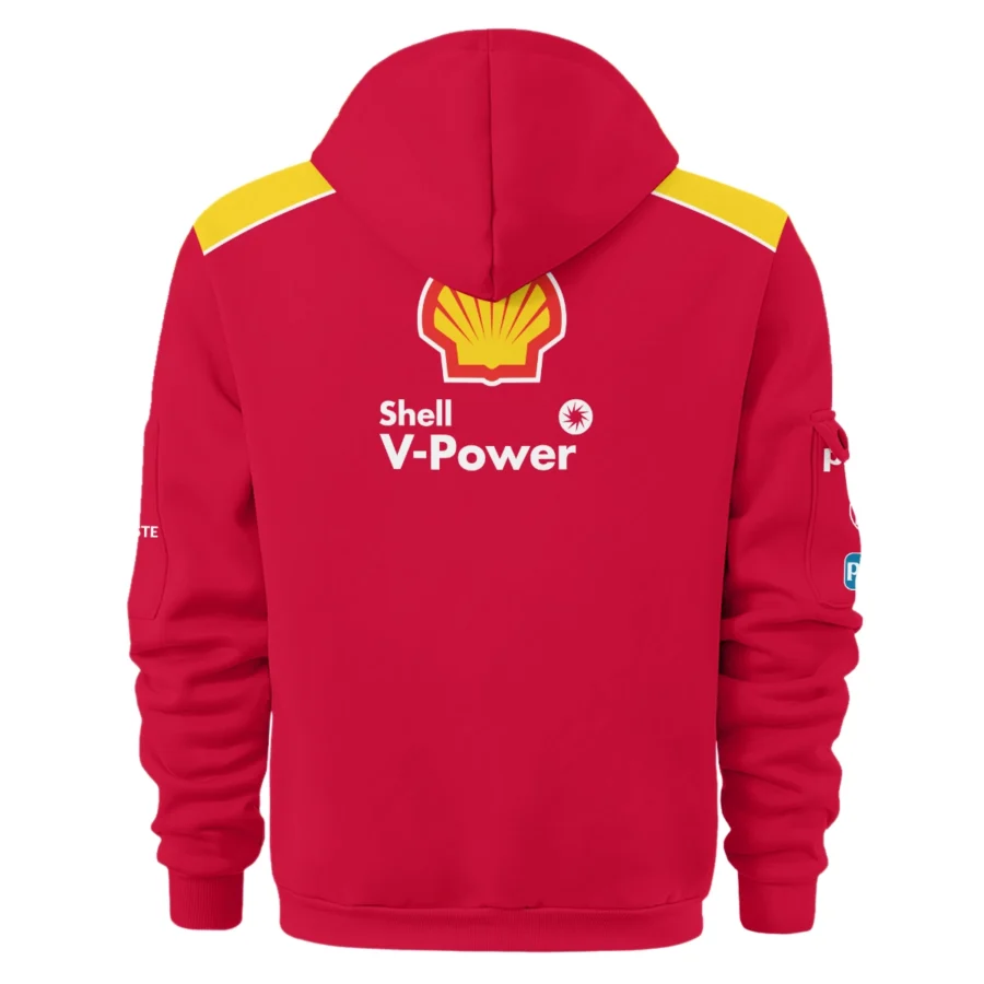 Shell V-Power Racing Team Exclusive Logo Hoodie Half Zipper HOSPC170605A01SHE-HDF - Image 3