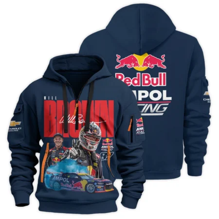 Will Brown Red Bull Ampol Racing Exclusive Logo Hoodie Half Zipper HORBA190605A01WIL-HDF