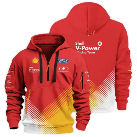 Shell V-Power Racing Team Exclusive Logo Hoodie Half Zipper HOSPC160605A01SHE-HDF
