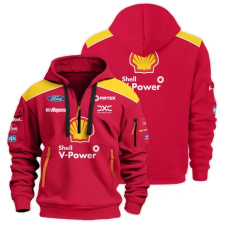 Shell V-Power Racing Team Exclusive Logo Hoodie Half Zipper HOSPC170605A01SHE-HDF