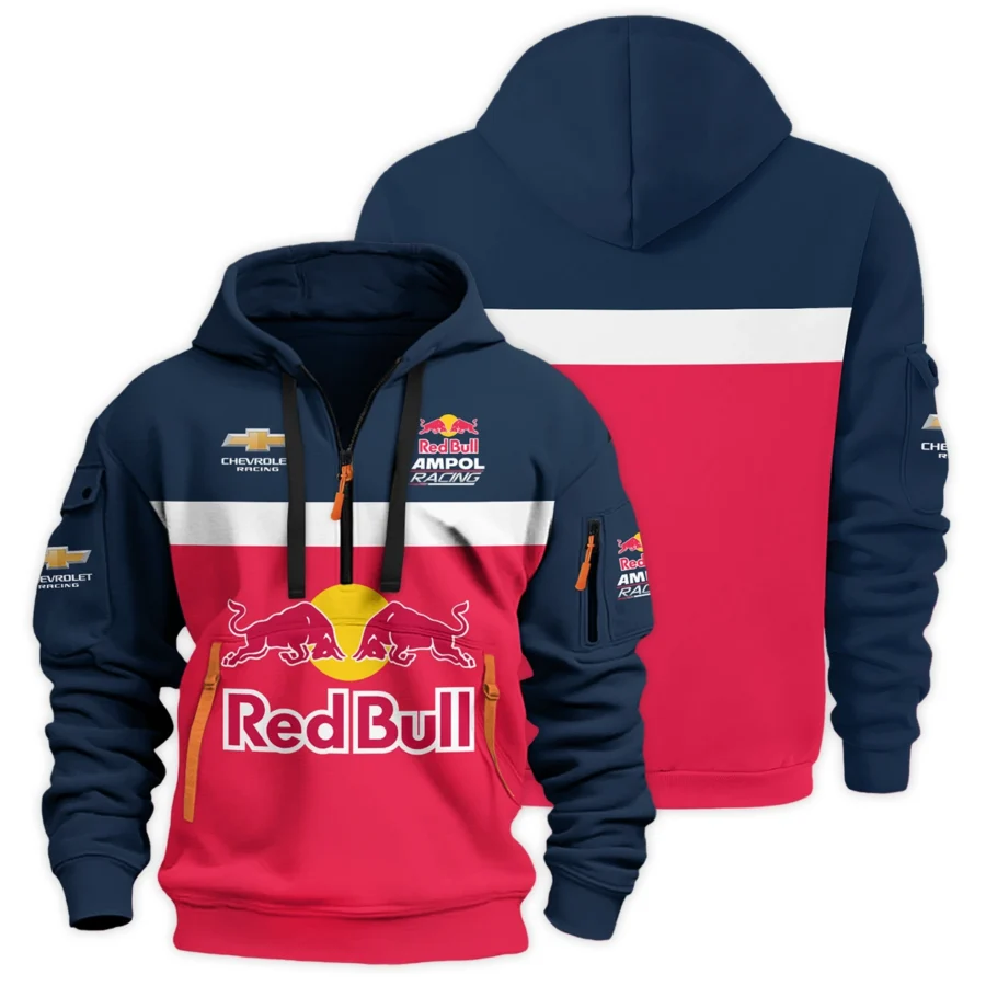 Red Bull Ampol Racing Exclusive Logo Hoodie Half Zipper HOSPC250625A01RB-HDF