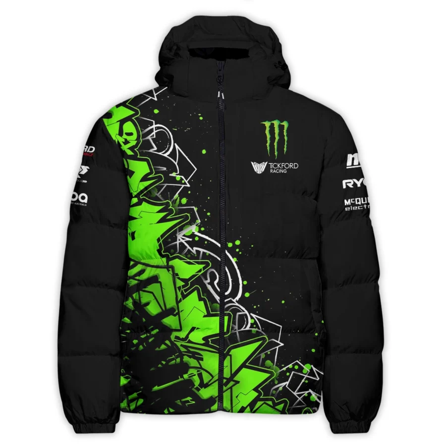 Monster Castrol Racing Exclusive Logo Down & Puffer Jackets HOSPC250625A01TF-DJ - Image 2