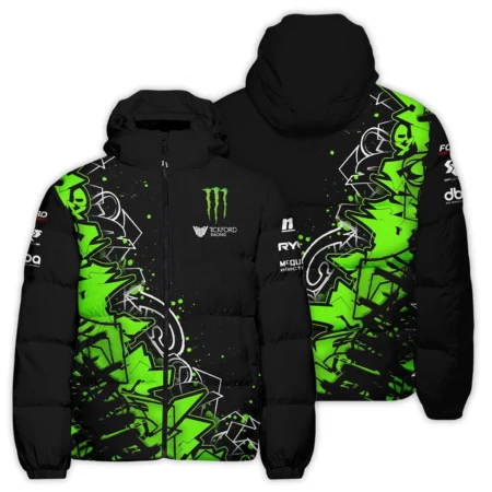 Monster Castrol Racing Exclusive Logo Down & Puffer Jackets HOSPC250625A01TF-DJ