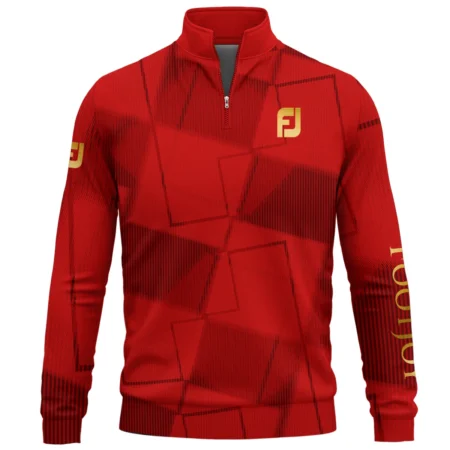 FootJoy Brand Exclusive Logo All Over Print Quarter Zip Sweatshirt HOGF030625A01FJ