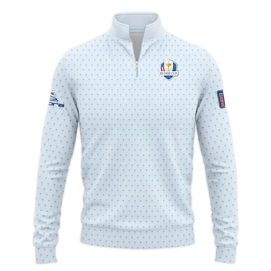 2025 Ryder Cup Cobra Golf Fanwear Men's Exclusive Logo Quarter-Zip Sweatshirt HORD180625A01CB-QTZ