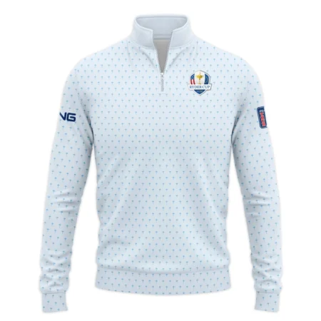 2025 Ryder Cup Ping Fanwear Men's Exclusive Logo Quarter-Zip Sweatshirt HORD180625A01PI-QTZ
