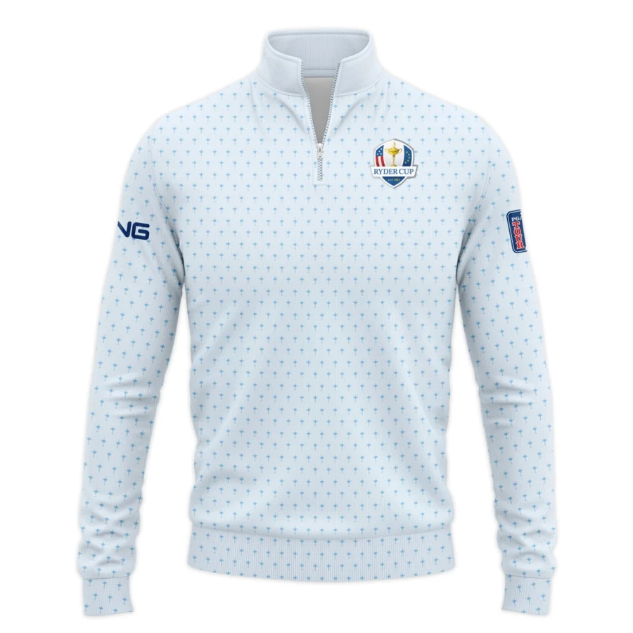2025 Ryder Cup Ping Fanwear Men's Exclusive Logo Quarter-Zip Sweatshirt HORD180625A01PI-QTZ