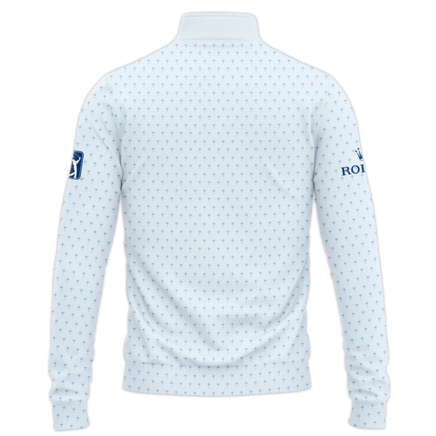 2025 Ryder Cup Rolex Fanwear Men's Exclusive Logo Quarter-Zip Sweatshirt HORD180625A01ROX-QTZ - Image 2