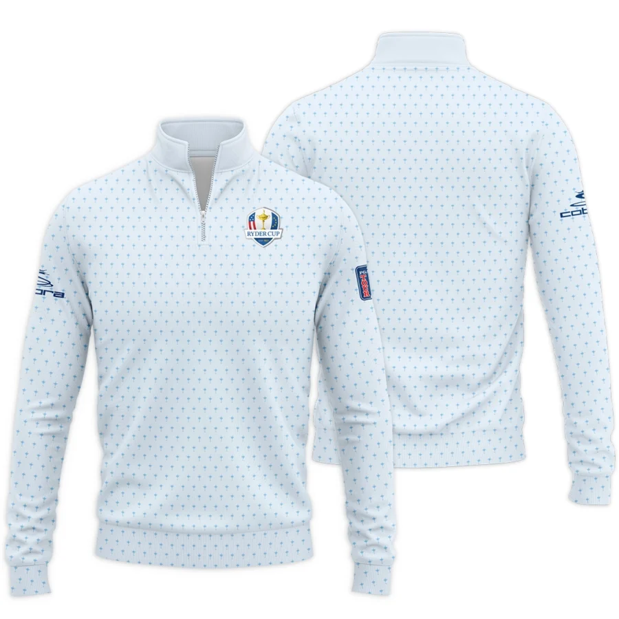 2025 Ryder Cup Cobra Golf Fanwear Men's Exclusive Logo Quarter-Zip Sweatshirt HORD180625A01CB-QTZ - Image 3