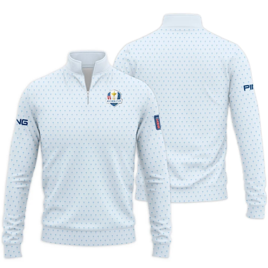 2025 Ryder Cup Ping Fanwear Men's Exclusive Logo Quarter-Zip Sweatshirt HORD180625A01PI-QTZ - Image 3