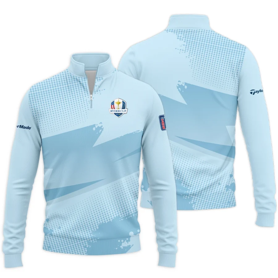 2025 Ryder Cup TaylorMade Fanwear Men's Exclusive Logo Quarter-Zip Sweatshirt HORD200625A01TM-QTZ - Image 3