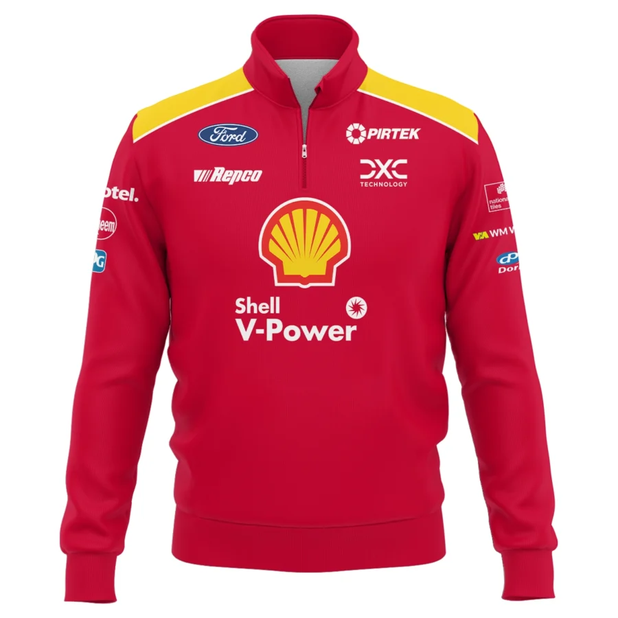 Shell V-Power Racing Team Exclusive Logo Quarter-Zip Sweatshirt HOSPC170605A01SHE-QTZ - Image 2