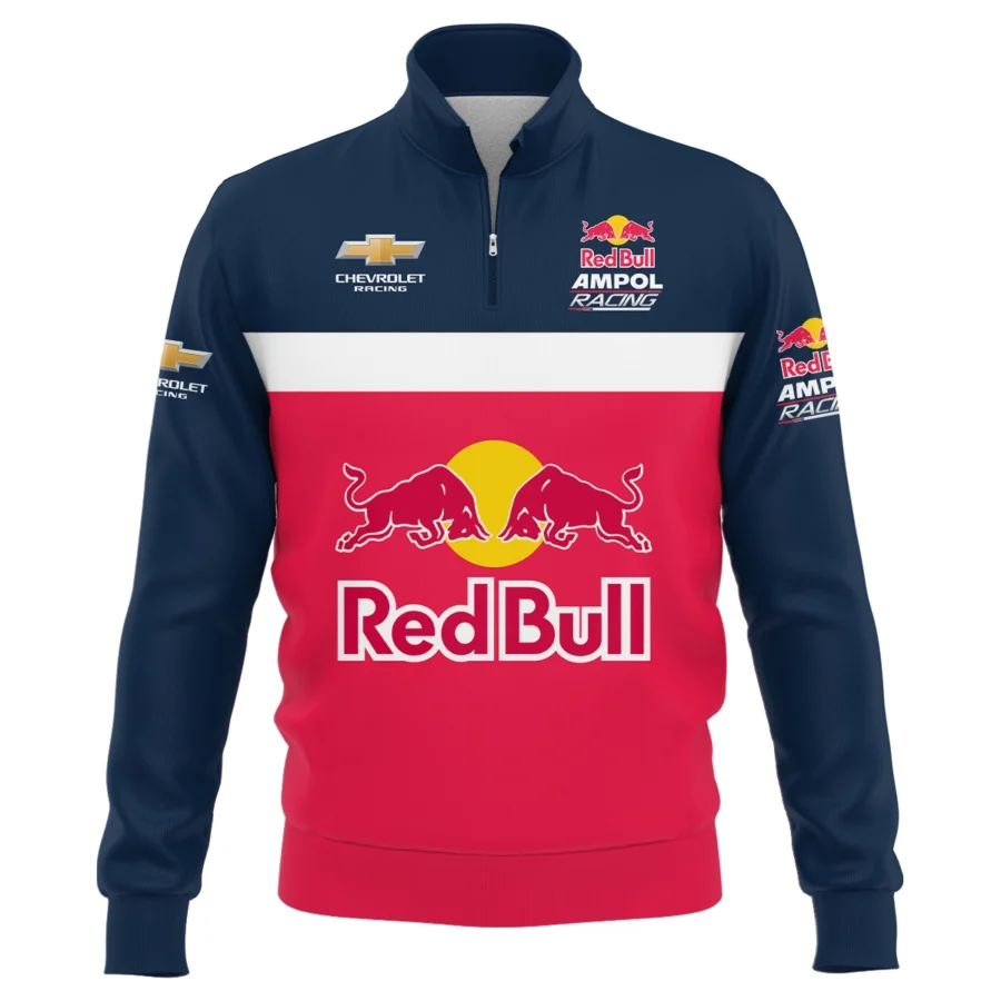 Red Bull Ampol Racing Exclusive Logo Quarter-Zip Sweatshirt HOSPC250625A01RB-QTZ - Image 2