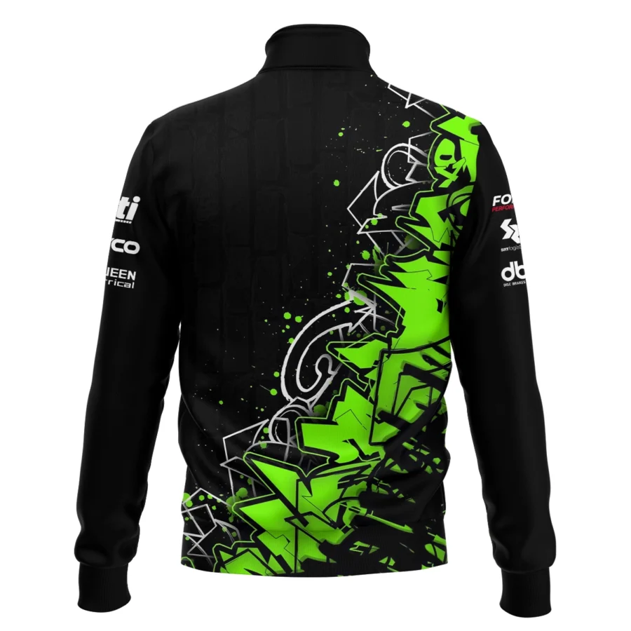 Monster Castrol Racing Exclusive Logo Quarter-Zip Sweatshirt HOSPC250625A01TF-QTZ - Image 3