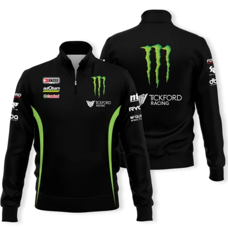 Monster Castrol Racing Exclusive Logo Quarter-Zip Sweatshirt HOSPC160625A01TF-QTZ