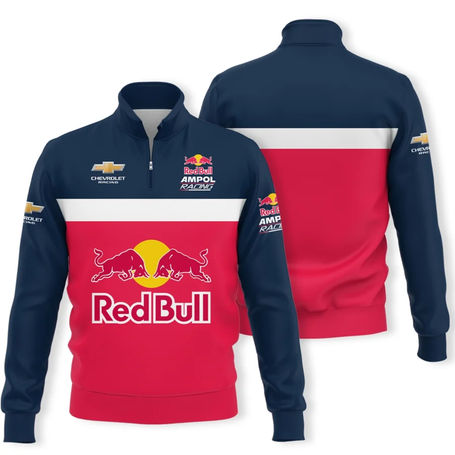 Red Bull Ampol Racing Exclusive Logo Quarter-Zip Sweatshirt HOSPC250625A01RB-QTZ