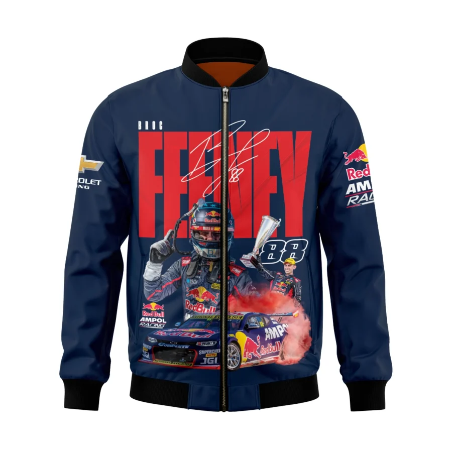 Broc Feeney Red Bull Ampol Racing Exclusive Logo Bomber Jacket HORBA190605A01FEE-BB - Image 2