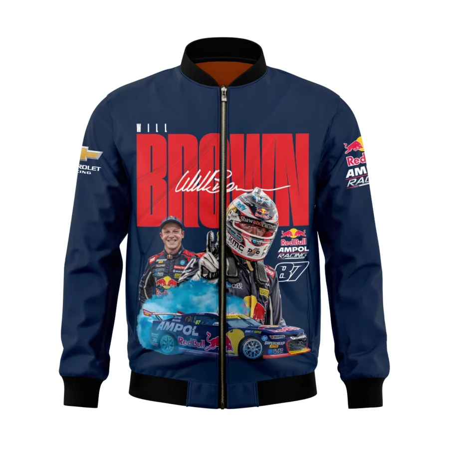 Will Brown Red Bull Ampol Racing Exclusive Logo Bomber Jacket HORBA190605A01WIL-BB - Image 2