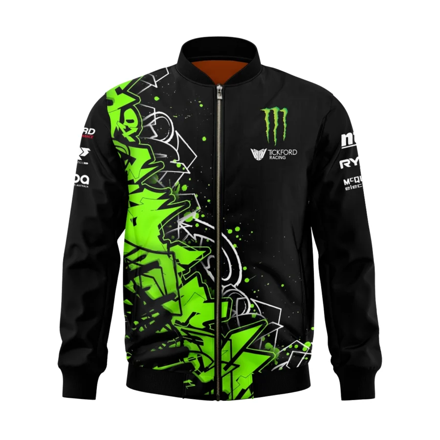 Monster Castrol Racing Exclusive Logo Bomber Jacket HOSPC250625A01TF-BB - Image 2