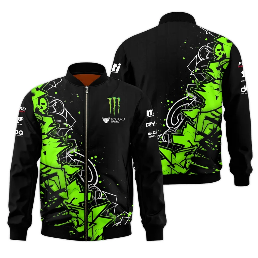 Monster Castrol Racing Exclusive Logo Bomber Jacket HOSPC250625A01TF-BB
