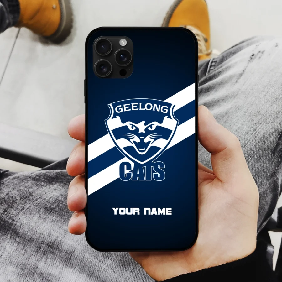 AFL Geelong Cats Phone Case – Dustproof, Scratch & Shock Resistant – HOAFL020725PC01GEEL