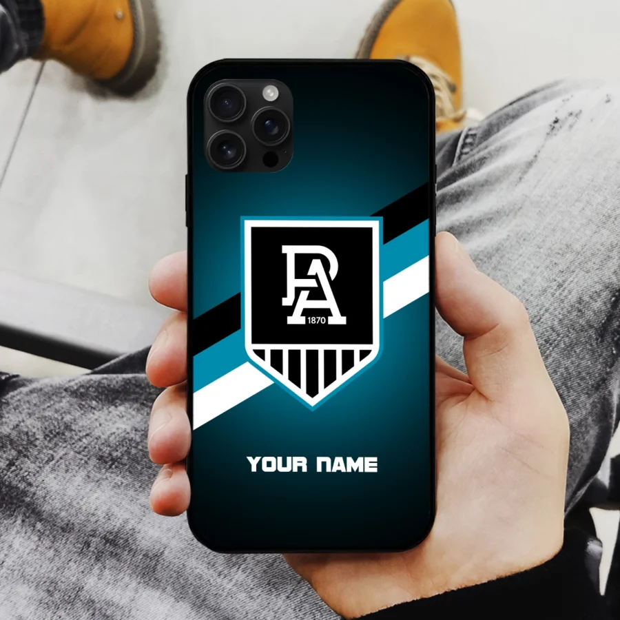 AFL Port Adelaide Power Phone Case – Dustproof, Scratch & Shock Resistant – HOAFL020725PC01PORT