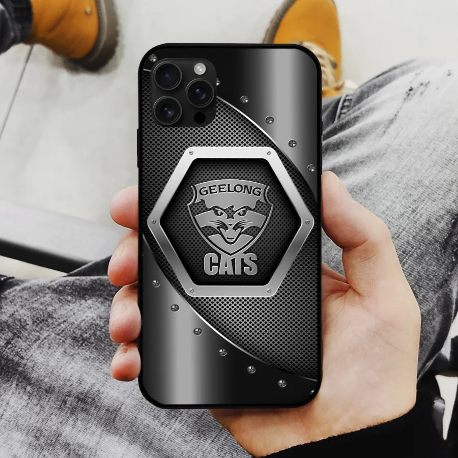 AFL Geelong Cats Phone Case – Dustproof, Scratch & Shock Resistant – HOAFL030725PC01GEEL
